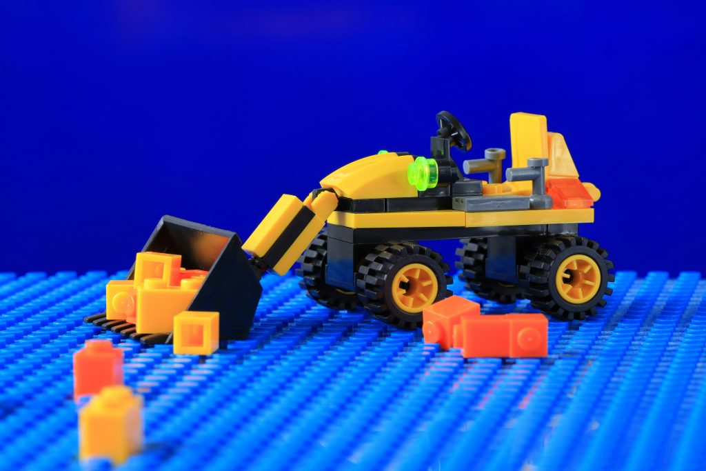 Lego truck building